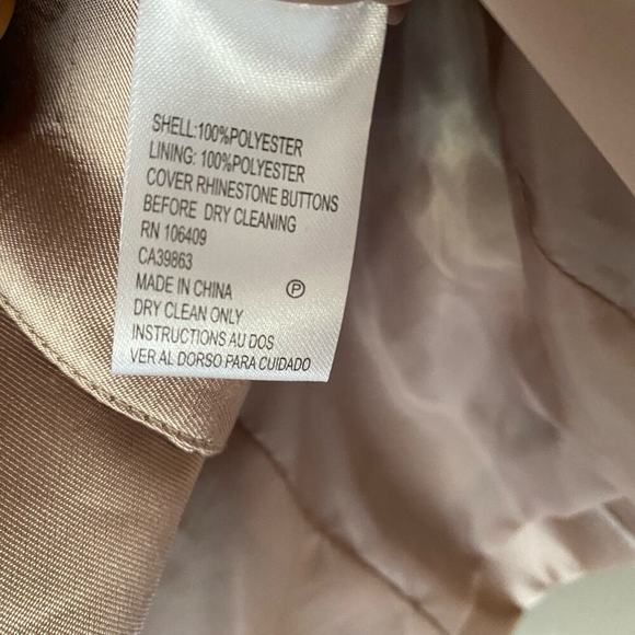 Tahari sz‎ 8 bronze career formal blazer jacket - Picture 2 of 9